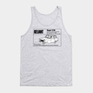 RELIANT REGAL 3/25 - ADVERT Tank Top